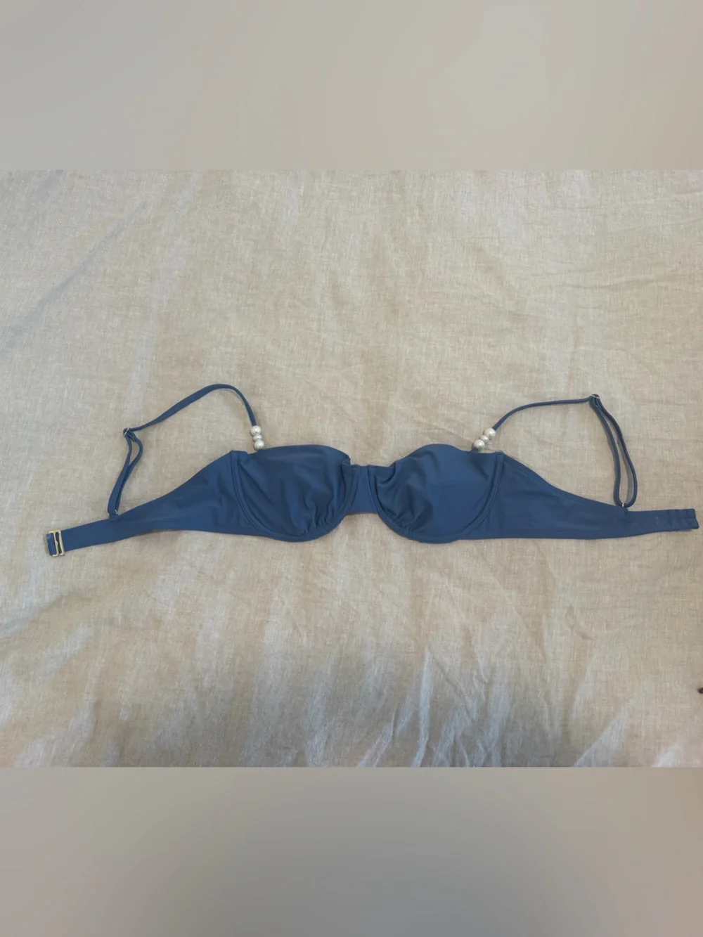Shade and Shore Blue Bikini Top